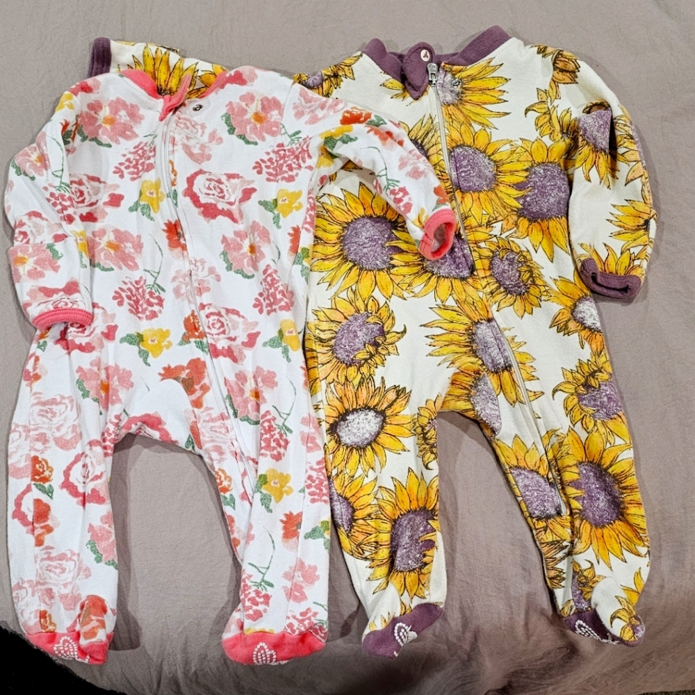 Burts bees baby footies